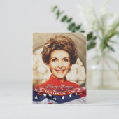 Nancy Reagan, First Lady of the U.S. Postkarte (Stehend Vorderseite)