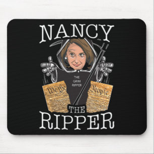 Nancy The Ripper Pelosi zerreißt die Verfassung Pr Mousepad