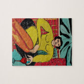 Nancy with Wine, Puzzle (Horizontal)