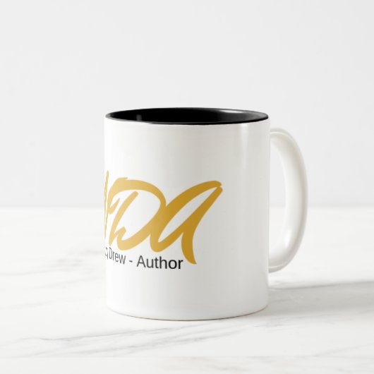 Nancy zeichnete - Autorn-Tasse Zweifarbige Tasse (VorderseiteRechts)