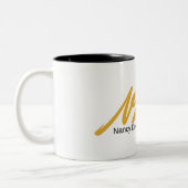 Nancy zeichnete - Autorn-Tasse Zweifarbige Tasse (Links)