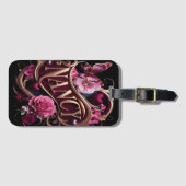 Nancy's Floral Namplate Gepäckanhänger (Vorderseite (Horizontal))