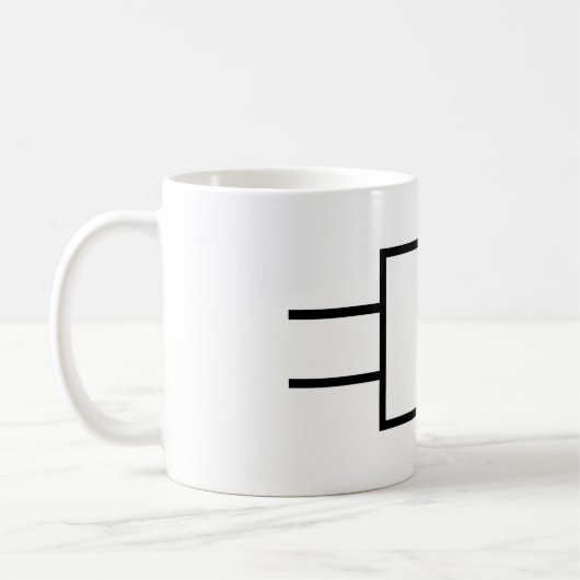 NAND-Tor Kaffeetasse (Links)