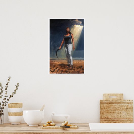 Nanda: Das Schicksal Poster (Küche)