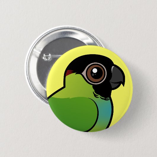 Nanday Conure Button (Vorne & Hinten)