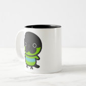 Nanday parakeet zweifarbige tasse (Vorderseite Links)