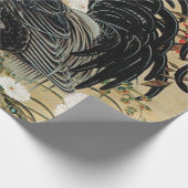 Nandina und Rooster Illustration von Ito Jakuchu Geschenkpapier (Ecke)