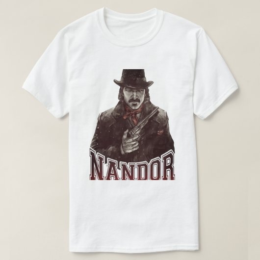 Nandor Western Gunslinger T-Shirt (Design vorne)
