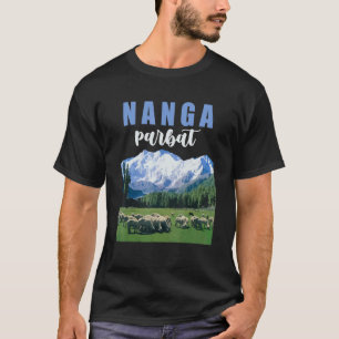 Nanga Parbat Mountain Peak Summit Climber T-Shirt