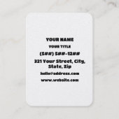 Nani? な に? Was? Japanische Nihongo-Sprache Visitenkarte (Rückseite)