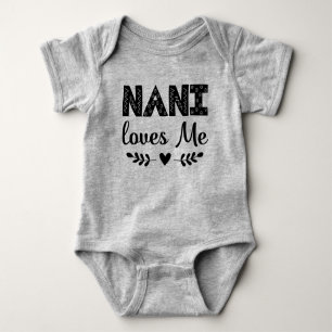 Nani Lieben Me Geschenk für Großkind Baby Strampler