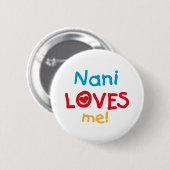 Nani Lieben Me T - Shirt und Geschenke Button (Vorne & Hinten)