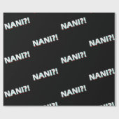 Nani?! Lustiges Anime-Liebhaber-Fan-Geschenk Geschenkpapier (Flach)