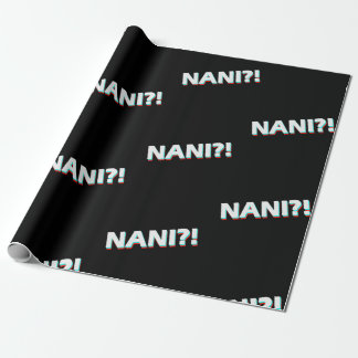 Nani?! Lustiges Anime-Liebhaber-Fan-Geschenk Geschenkpapier