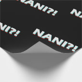 Nani?! Lustiges Anime-Liebhaber-Fan-Geschenk Geschenkpapier (Ecke)