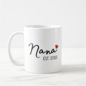 Nani Nana Est 2025 Set, New Indian Grandparent Kaffeetasse (Links)