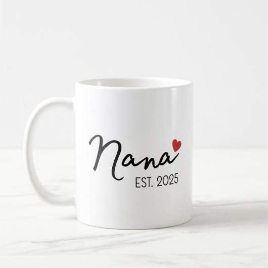 Nani Nana Est 2025 Set, New Indian Grandparent Kaffeetasse (Links)
