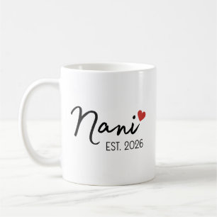 Nani Nana Est 2026 Set, Neue indische Großeltern Kaffeetasse
