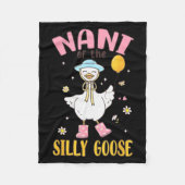 Nani Of The Silly Goose First Birthday Family Matc Fleecedecke (Vorderseite)