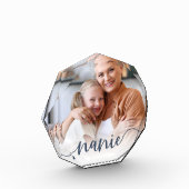 Nanie | Oma Script Overlay Fotoblock (Links)