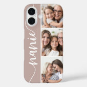 Nanie Script Grandma Foto Collage Case-Mate iPhone Hülle (Rückseite)