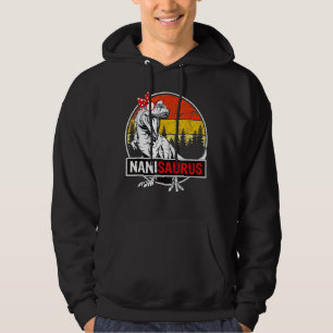 Nanisaurus Rex Dinosaurier Nani Saurus Mother's Fa Hoodie