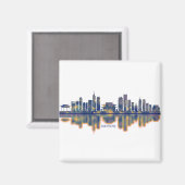 Nanjing Skyline Magnet (Vorderseite/Rückseite)
