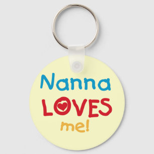 Nanna Lieben ich T - Shirts und Geschenke Schlüsselanhänger
