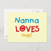 Nanna Lieben Me T - Shirt und Geschenke Postkarte (Vorne/Hinten)
