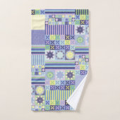 Nannas Hübsche Imitate Strick Crochet Blanket Must Badhandtuch Set (Handtuch)