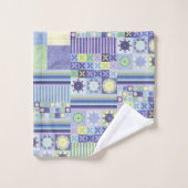 Nannas Hübsche Imitate Strick Crochet Blanket Must Badhandtuch Set (Waschlappen)