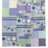 Nannas Hübsche Imitate Strick Crochet Blanket Must Duschvorhang (Vorderseite)