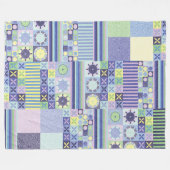 Nannas Hübsche Imitate Strick Crochet Blanket Must Fleecedecke (Vorderseite (Horizontal))