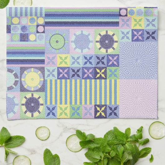 Nannas Hübsche Imitate Strick Crochet Blanket Must Geschirrtuch (Gefaltet)