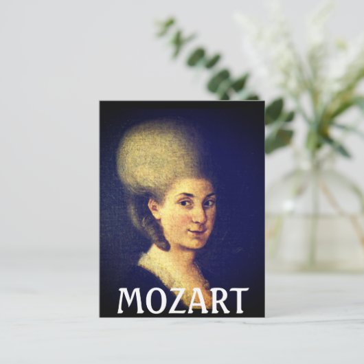 Nannerl Mozart Postkarte (Stehend Vorderseite)