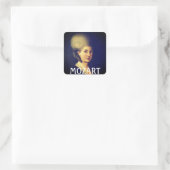 Nannerl Mozart Quadratischer Aufkleber (Tasche)