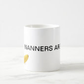 Nanners sind bae (für Bananenfans) Kaffeetasse (Mittel)