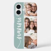 Nanni Script Grandma Foto Collage Case-Mate iPhone Hülle (Rückseite)