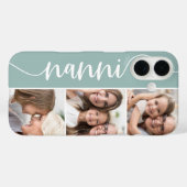 Nanni Script Grandma Foto Collage Case-Mate iPhone Hülle (Rückseite (Horizontal))
