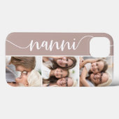 Nanni Script Grandma Photo Collage Case-Mate iPhone Hülle (Rückseite (Horizontal))