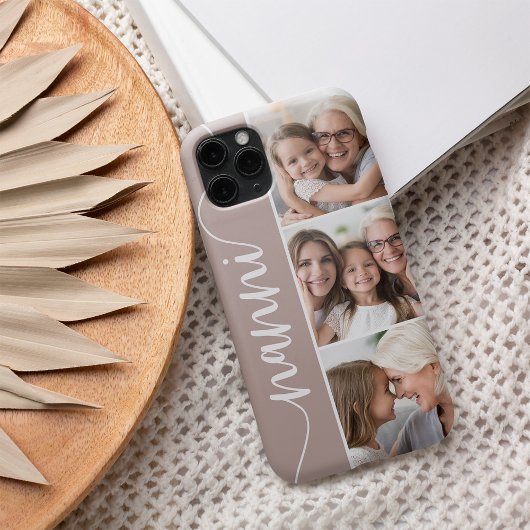 Nanni Script Grandma Photo Collage Case-Mate iPhone Hülle
