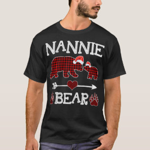 Nannie Bär Weihnachts-Pyjama Rot Kariert Buffalo F T-Shirt