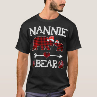 Nannie Bear Christmas Pajama Red Kariert Buffalo F T-Shirt