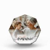 Nannie | Oma Script Overlay Fotoblock (Vorderseite)
