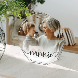Nannie Oma Script Overlay Fotoblock