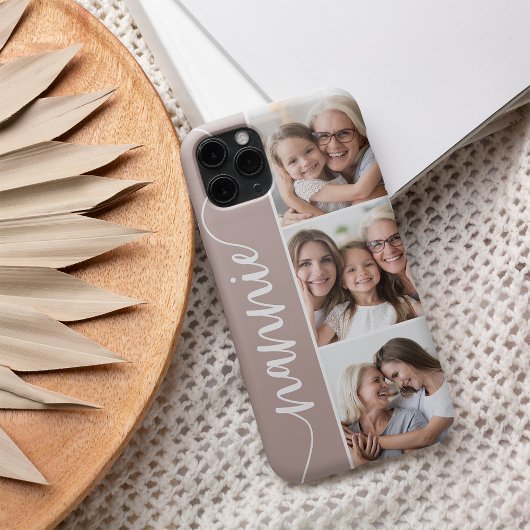 Nannie Script Grandma Foto Collage Case-Mate iPhone Hülle