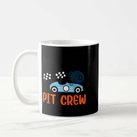 Nannie T Crew Race Car Family Matching Birthday Kaffeetasse (Links)