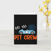 Nannie T Crew Race Car Family Matching Birthday Karte (Gelbe Blume)