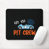 Nannie T Crew Race Car Family Matching Birthday Mousepad (Mit Mouse)