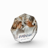 Nannie Wir Liebe Sie | Oma Script Overlay Fotoblock (Links)